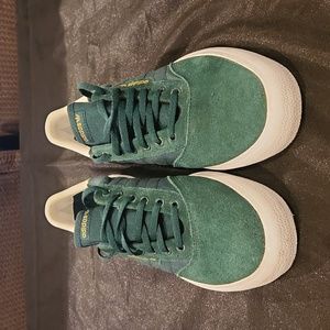 Men's Shoes adidas Skateboarding 3MC Lace Up Vulc Sneakers sz 11. Green & gold.